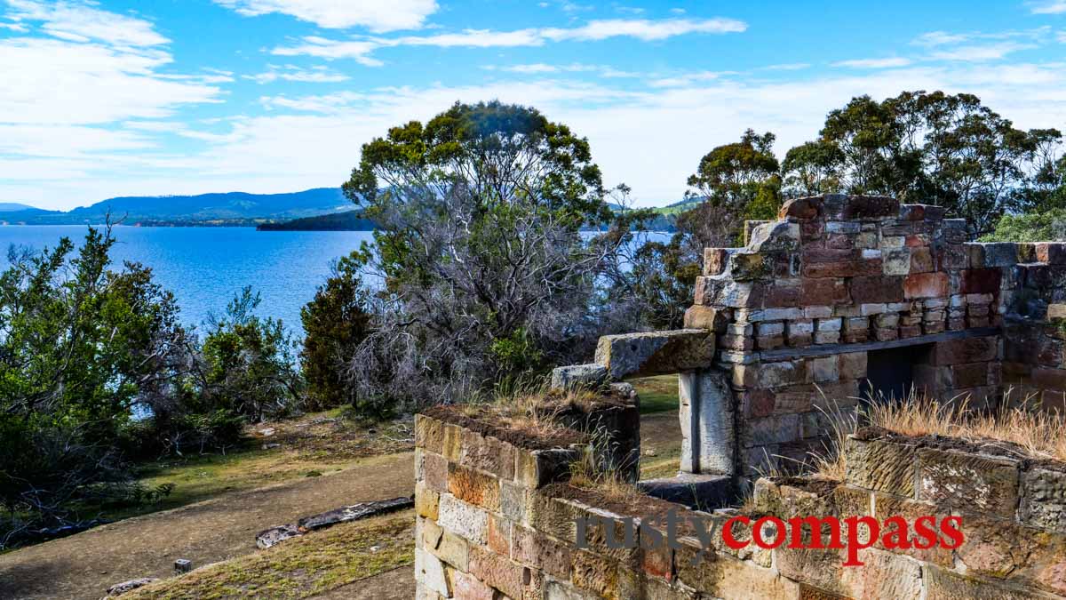 Coal Mines Historic Site ruins - where those too unruly for Port Arthur were sent